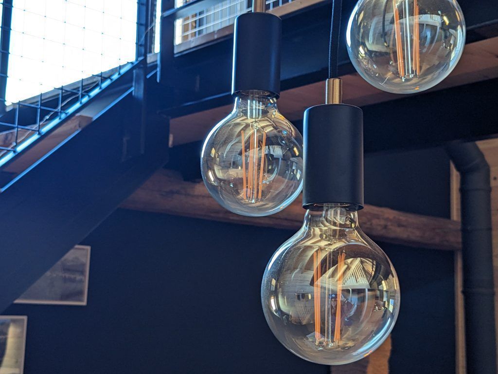 Parte de la decoración de la casa es la luz